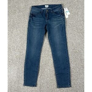 ONeill Jeans Womens 5 Blue Stretch Denim Skinny Leg Low Rise Medium Wash *27x26